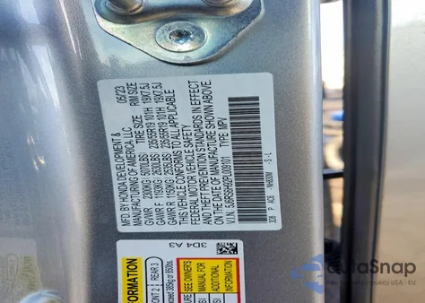 2023 Honda Cr-V Sport Touring z USA, uszkodzony, nr VIN 5J6RS6H92PL009101